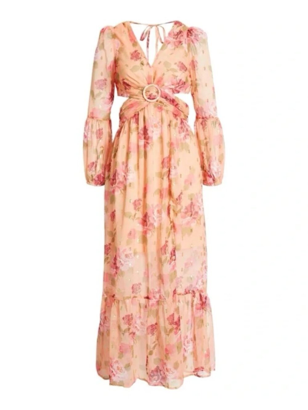 Anthropologie Rahi Florence Leila Floral Print Long Sleeve Dress XS